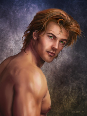 Byron of Crowley portrait by Christine Griffin